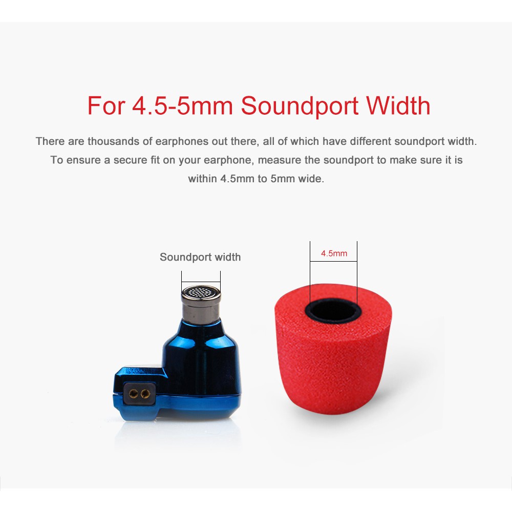 Set 5 cặp đệm xốp cách ồn bọc tai nghe chuyên dụng TRN