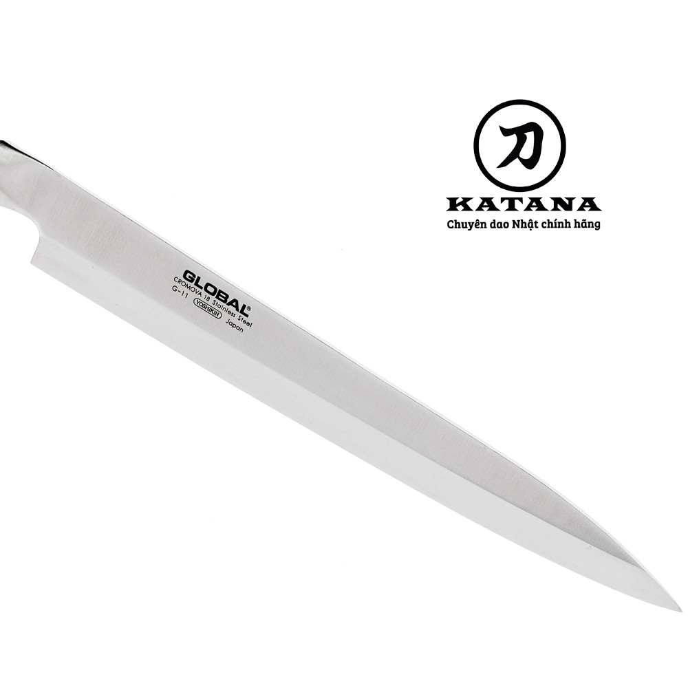 Dao bếp Nhật cao cấp Global G11R Sashimi tay phải (250mm)