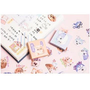 Bộ 45 Sticker Trong Suốt Mèo Xinh Và Ngựa Unicorn E76