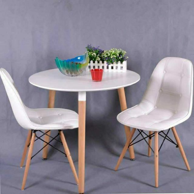 Ghế EAMES bọc da cao cấp chân gỗ tự nhiên ghế cafe văn phòng