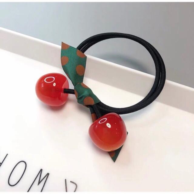 [HOT] Dây buộc tóc, cột tóc quả cherry co dãn xinh xắn cho bạn gái