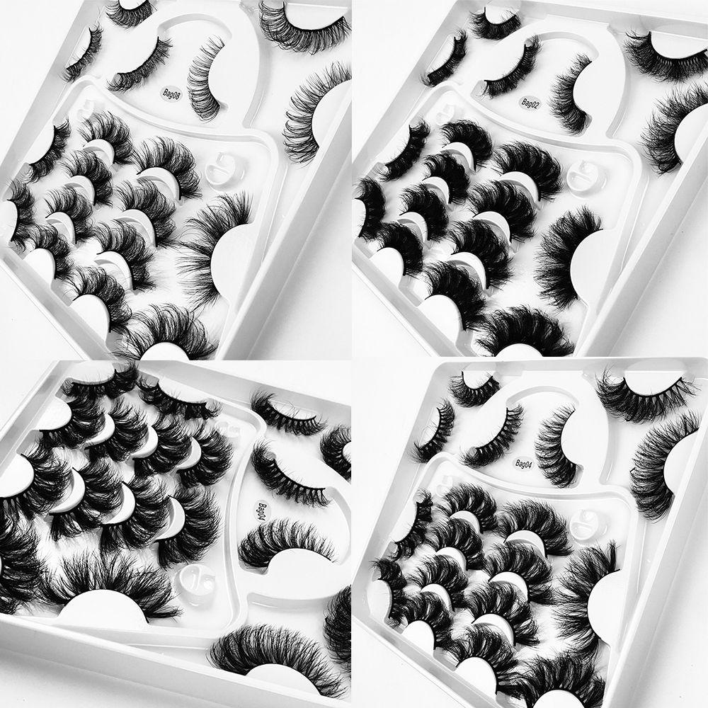 Bộ 9 Cặp Lông Mi Giả Ngắn 22mm-25mm