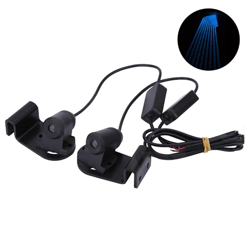 Set 2 Đèn LED Chiếu Sáng Gắn Cửa Xe Ô Tô Hình Thiên Thần