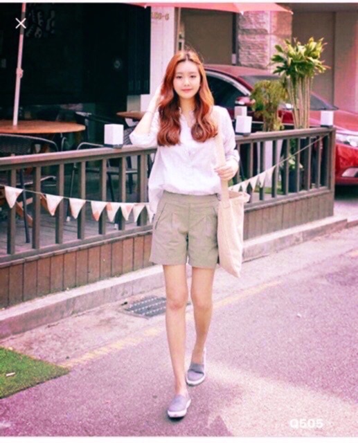 Quần shorts đũi xước siêu mát