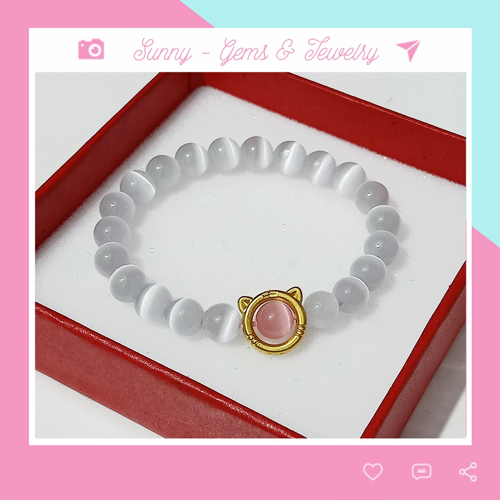 Vòng Phong Thủy Cho Nữ A013, Vòng Tay Cho Người Hợp Mệnh Thủy, Mệnh Mộc - Sunny Jewelry