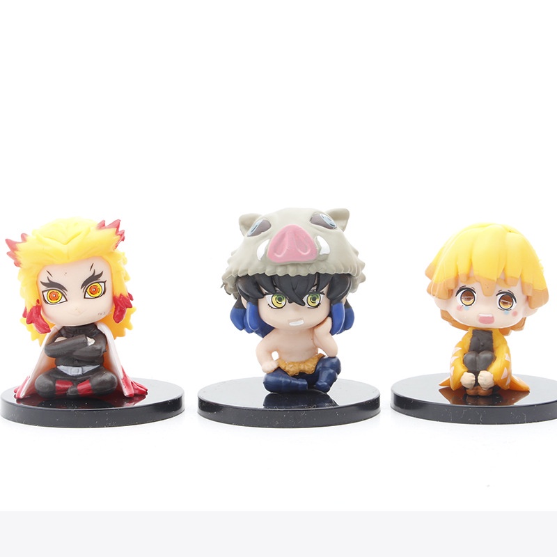 Set 5 mô hình nhân vật hoạt hình Demon slayer dễ thương