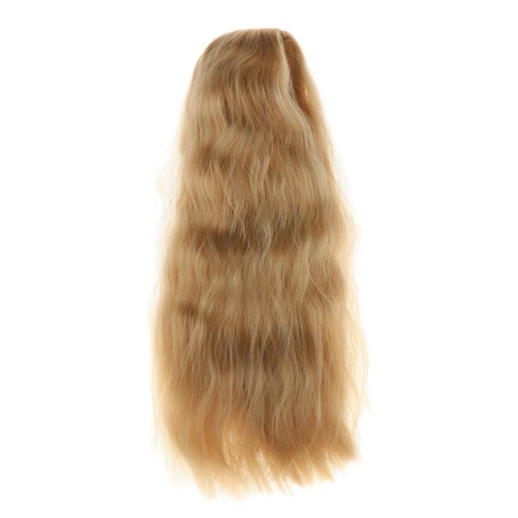 Tóc Giả Xoăn Màu Nâu Cho Búp Bê Tỉ Lệ 1 / 3