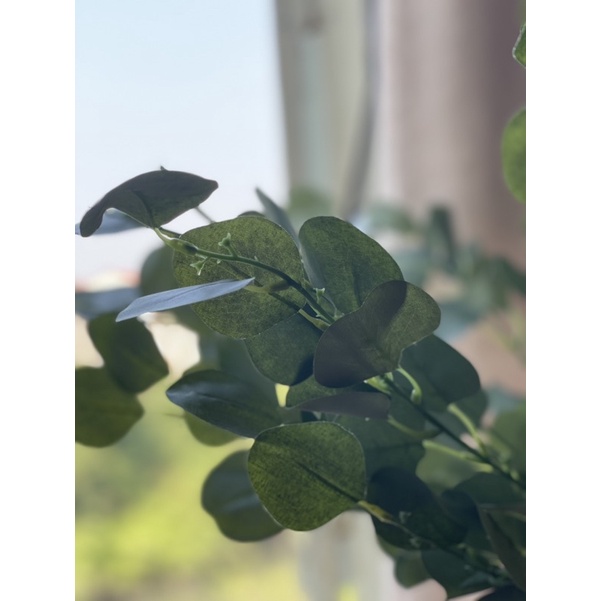 Hoa giả/Hoa lụa - Lá bạch đàn tròn, Lá tai voi phụ kiện cắm kèm hoa decor, trang trí nhà, cửa hàng, sự kiện, chụp ảnh..