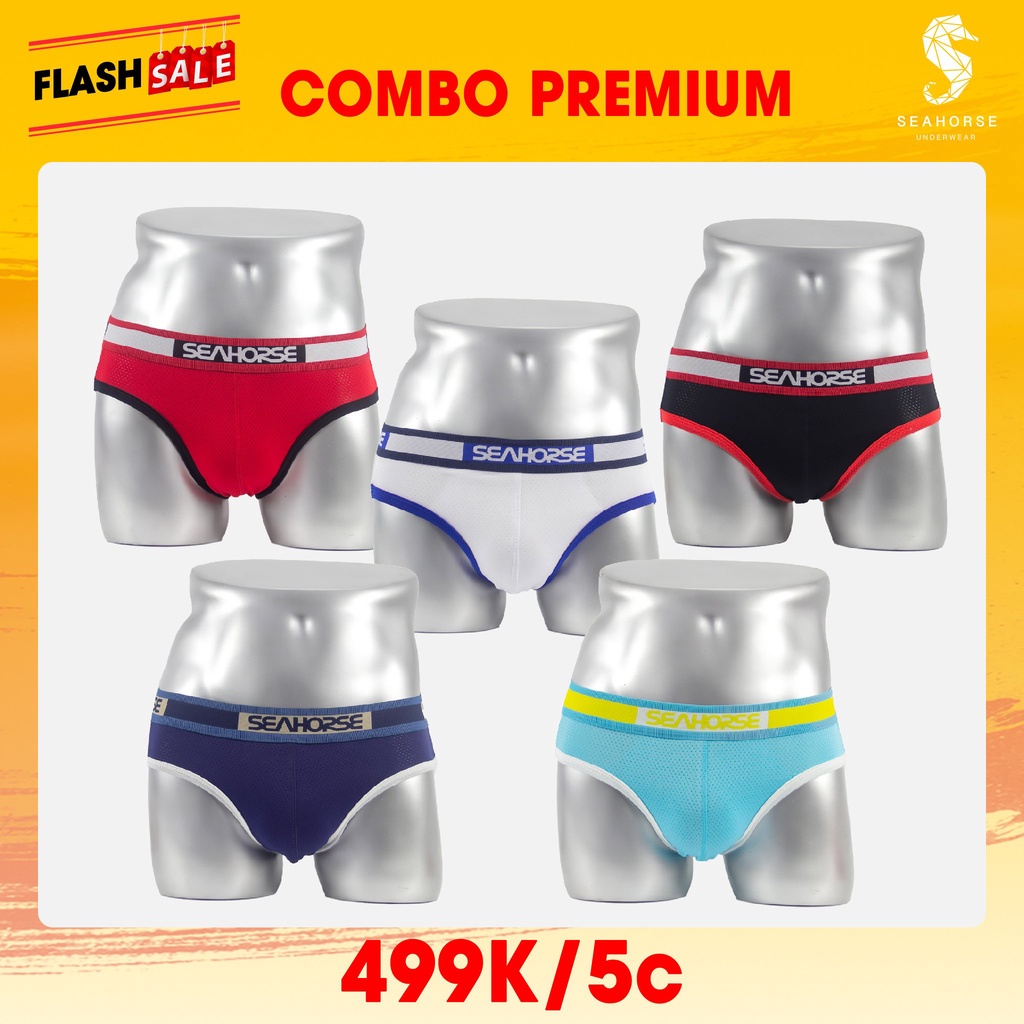 Quần Lót Nam Cao Cấp mè lỗ kim co giãn 4 chiều SP001 SEAHORSE