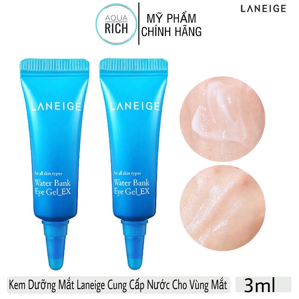 Kem Dưỡng Mắt Laneige Water Bank Eye gel cream Mini 3ml
