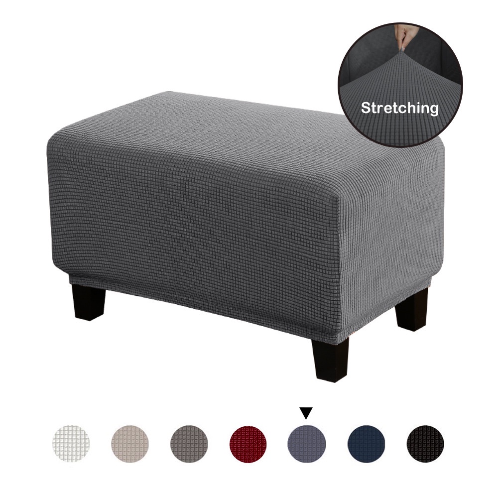 Vỏ bọc ghế sofa hình chữ nhật bằng vải lông cừu co giãn in họa tiết dễ thương trang trí phòng khách