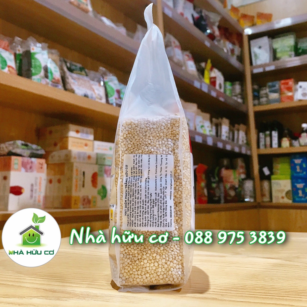 Hạt Diêm Mạch Quinoa Trắng Hữu Cơ 500g Sottolestelle - Organic Quinoa Real - Date: 21/1/2023