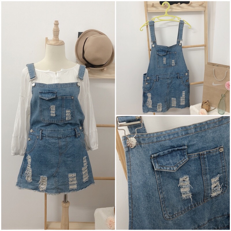 Yếm jeans tạp dề hiệu 2hand