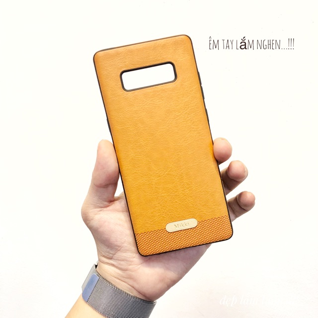 Ốp silicon dẻo Note 8 bọc da TPU êm ái- Ốp lưng Note 8 silicon dẻo bọc da