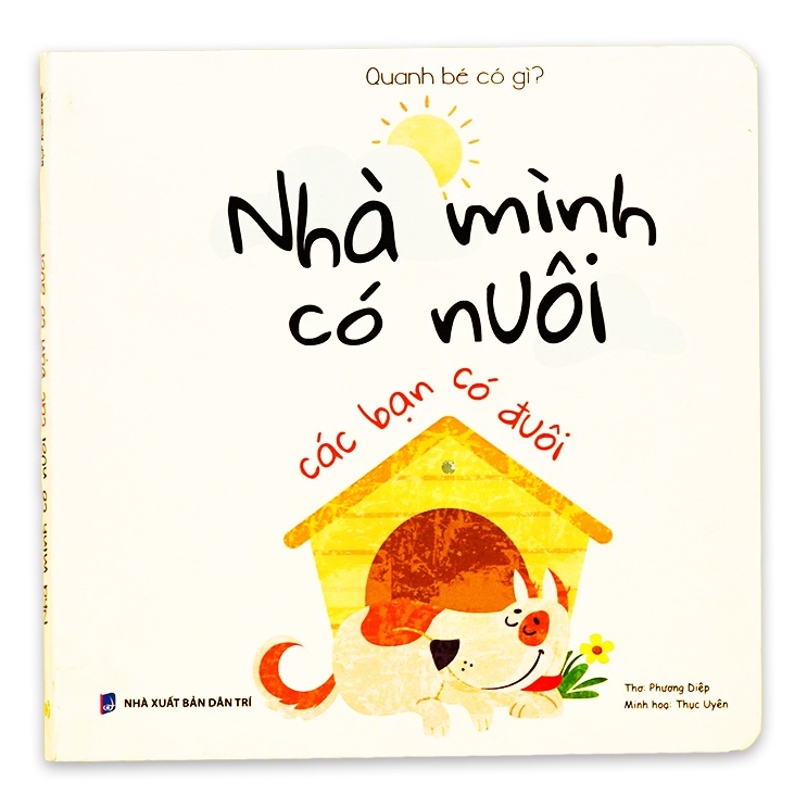 Cuốn sách nhận biết số đếm và các bạn động vật, NHÀ MÌNH CÓ NUÔI CÁC BẠN CÓ ĐUÔI, Hộp Háo Hức
