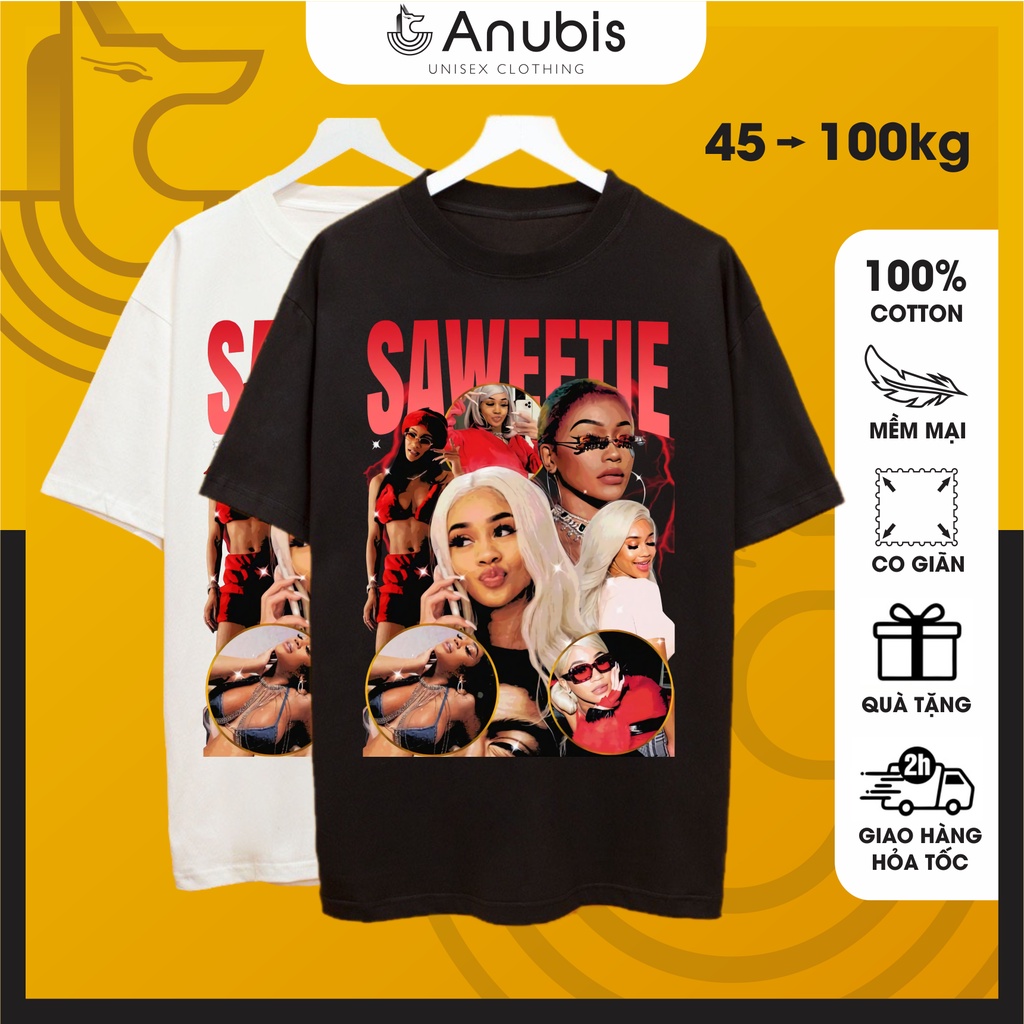 Áo Thun SAWEETIE Hiphop | Anubis Store Unisex