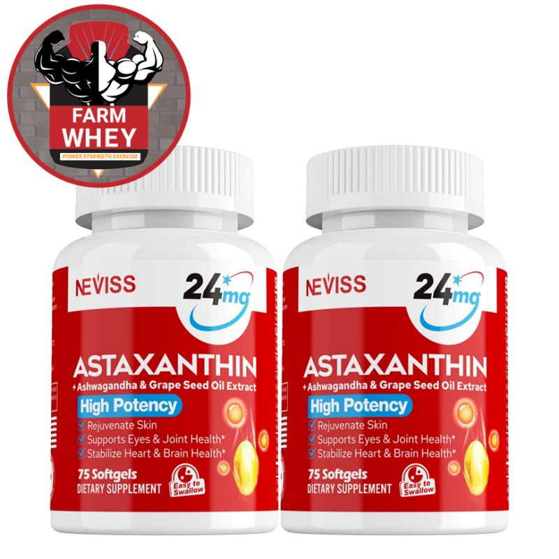 ASTAXANTHIN 24MG - BẢO VỆ MẮT, DA ,TIM MẠCH VÀ XƯƠNG KHỚP