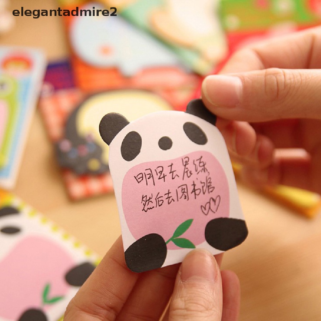 [gant] Giấy Dán Ghi Chú Đánh Dấu Trang Sách Hình Động Vật Kawaii Dễ Thương