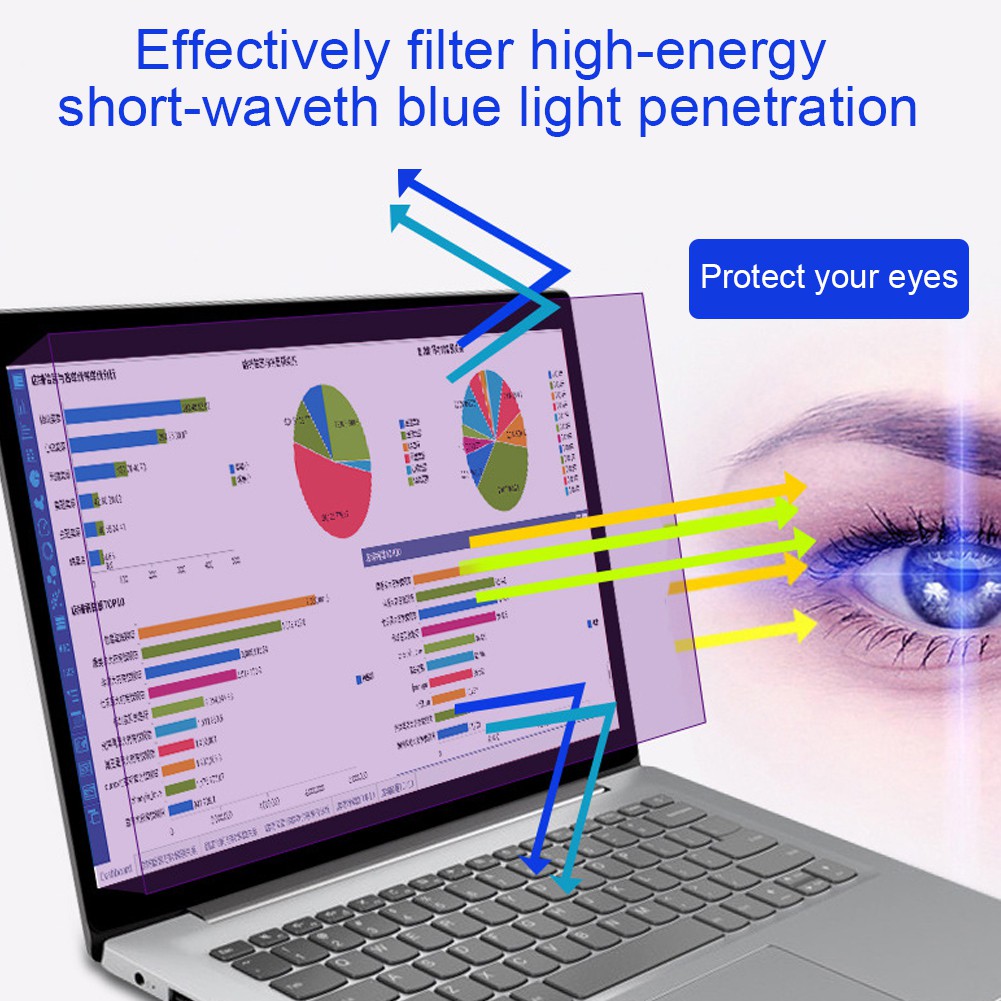 Miếng Dán Bảo Vệ Mắt Chống Ánh Sáng Xanh Cho Laptop An Toàn | BigBuy360 - bigbuy360.vn