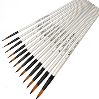 Set 12 cọ vẽ tranh sơn dầu chuyên dụng