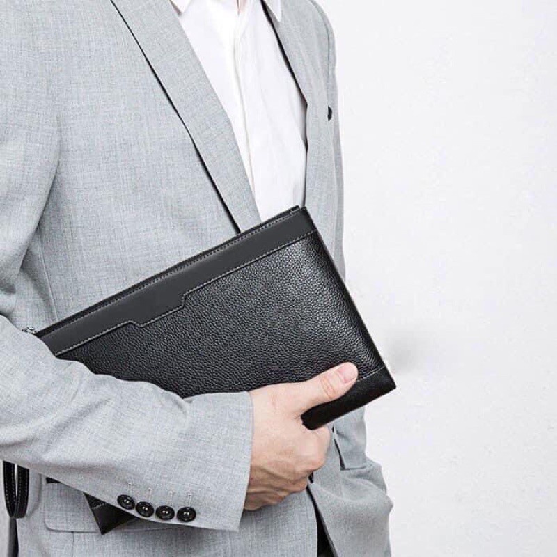 Ví cầm tay da thời trang nam nữ unisex ❤❤❤ Freeship