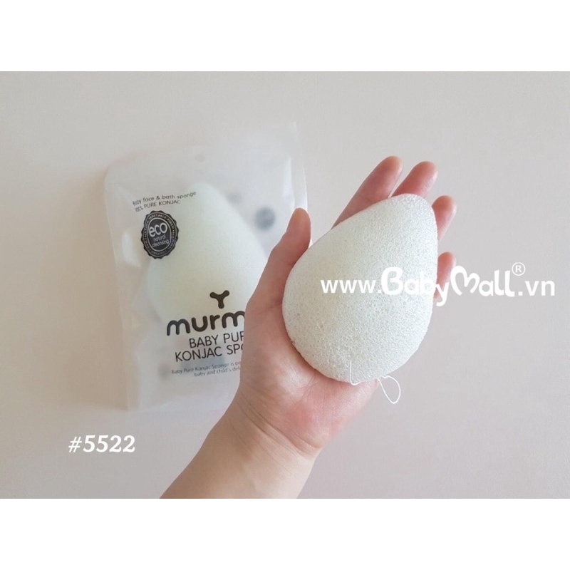 Bông tắm hữu cơ cho bé
