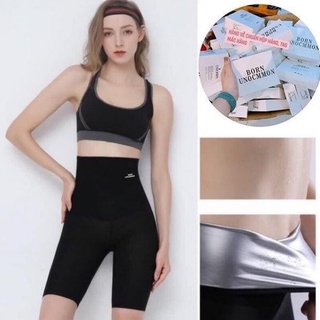 Quần tập thể thao sinh nhiệt ngố,lửng đốt cháy mỡ bụng giảm eo siêu tốc