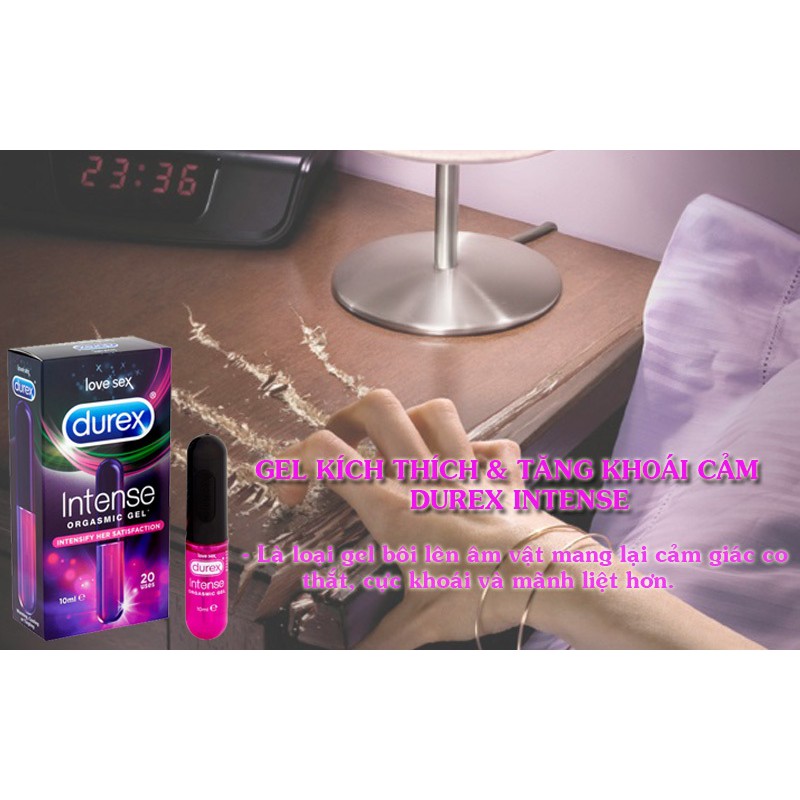 Gel bôi trơn Durex  Intense Orgasmic  💋 gel bôi trơn kích thích & tăng khoái cảm nữ - 10ml