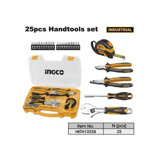 Hkth10258 bộ 25 công cụ tiện lợi ingco