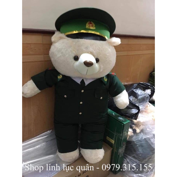 Gấu bông Quân đội Bộ đội Biên phòng 90cm