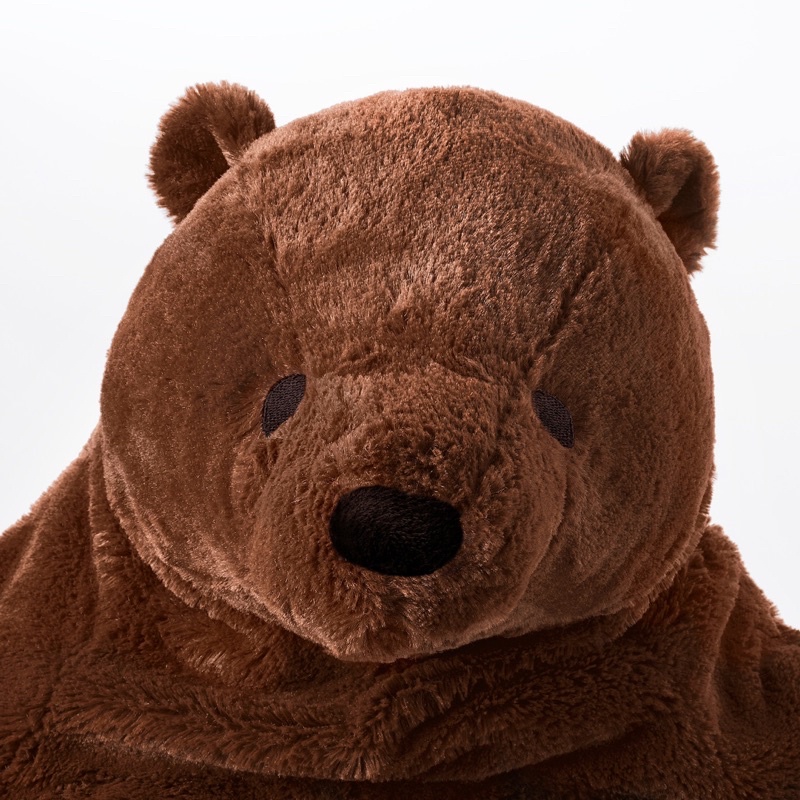 Gấu bông 100cm IKEA DJUNGELSKOG Soft Toy Brown Bear chính hãng 100%