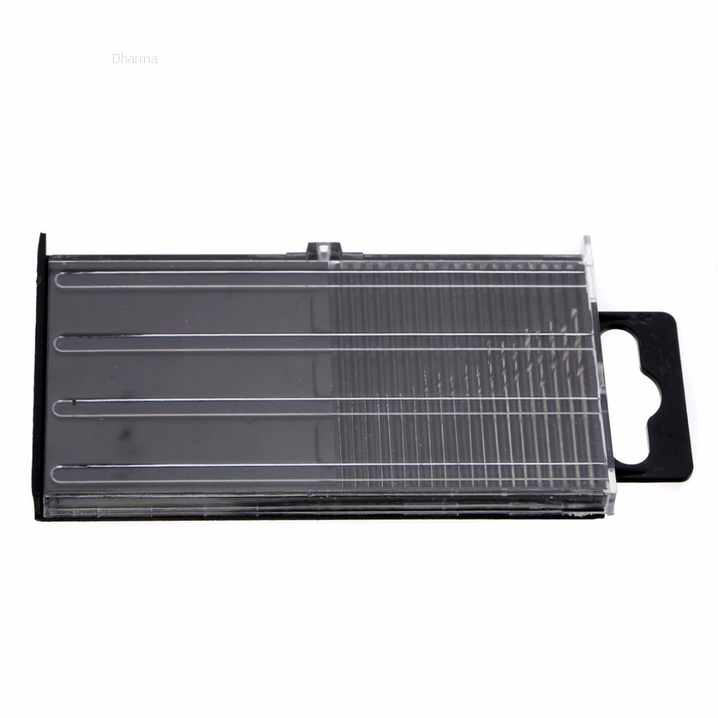 Hộp 20 Mũi Khoan Xoắn Mini HSS 0.3-1.6mm