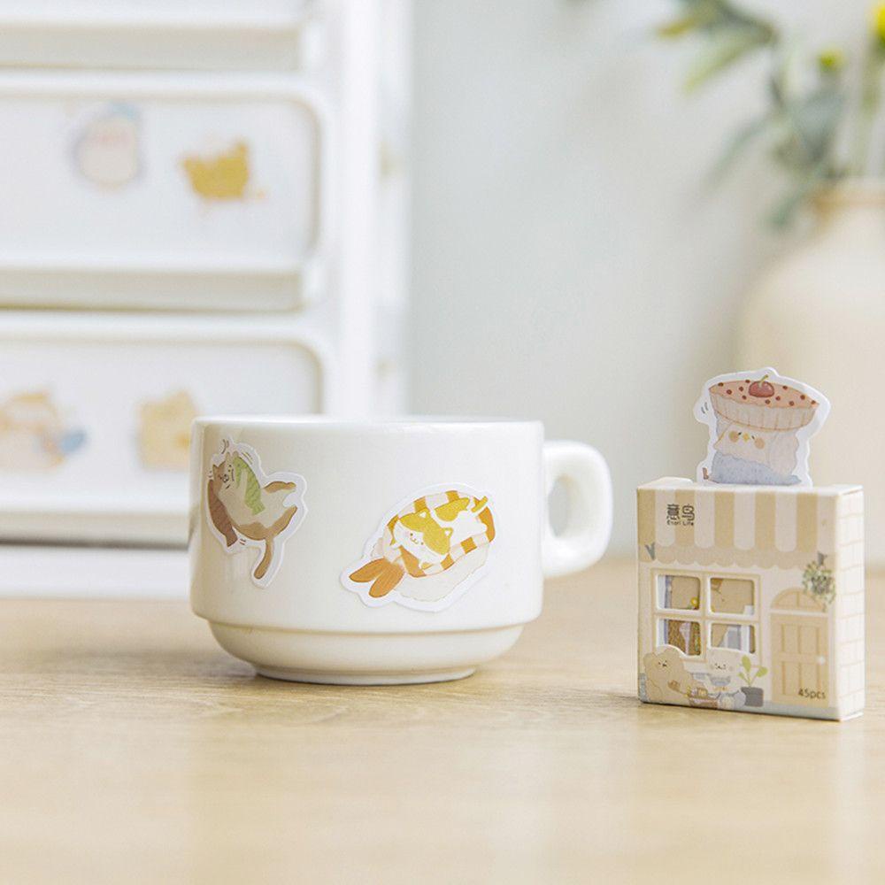 Hộp 45 Miếng Dán Hình Ngôi Nhà Dùng Trang Trí Sổ Tay