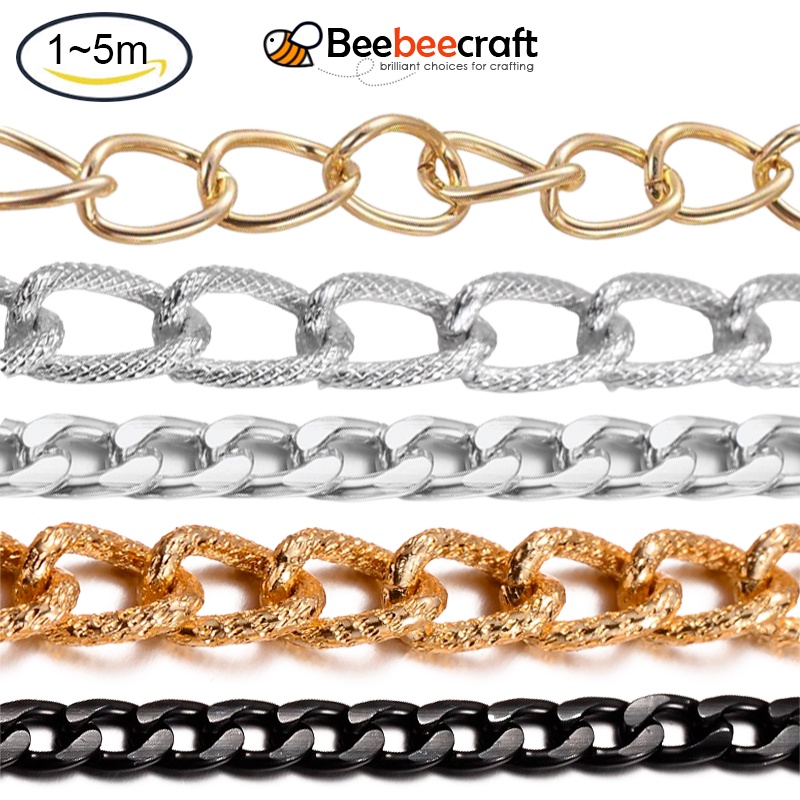 Dây Xích Xoắn Bằng Nhôm Oxit Dùng Làm Trang Sức DIY 1-5