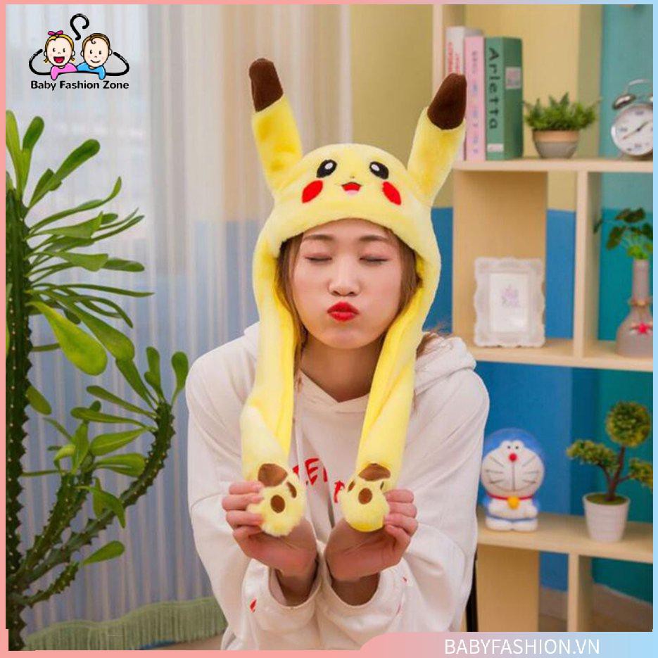 Mũ Tai Thỏ Giật - Nón Vũ Đạo Kpop Bóp Vẫy Tai - Cosplay Siêu Cute bigsize