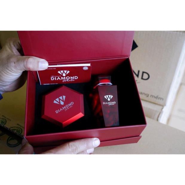 {BEAUTY PLUS NEW} Mua 3 hộp Diamon White tặng 1 Hộp Đông Trùng Linh Chi ( HÀNG TEM CÀO)