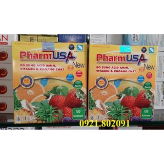 PHARMUSA NEW bổ sung vitamin và khoáng chất hộp 100 viên PHARM USA