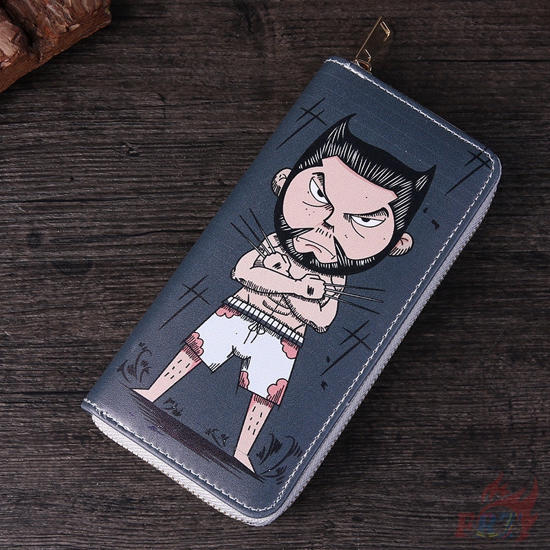 ✨ Ready Stock ✨ ❀ Marvel Ví ❀ Wolverine Logan Howlett PU Wallet Purse Fashion Wallet