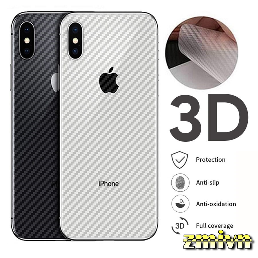 Dán Cacbon  iPhone 6/7/8, iphone X/XS , iphone XR , iphone 11/11pro/max iphone 12 mini / 12 pro, 12 pro max