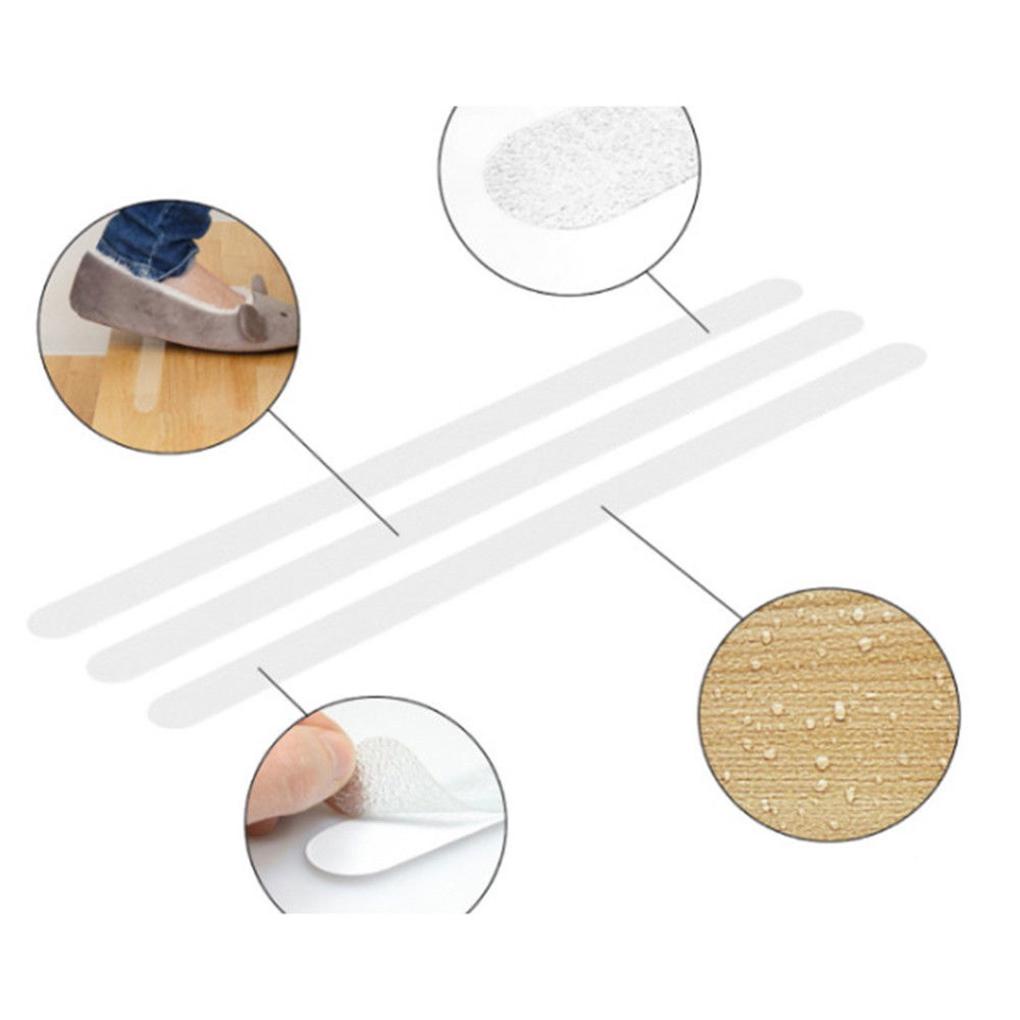 Set 12 Miếng Dán Sàn Nhà Tắm / Hành Lang Tự Dính Chống Trượt
