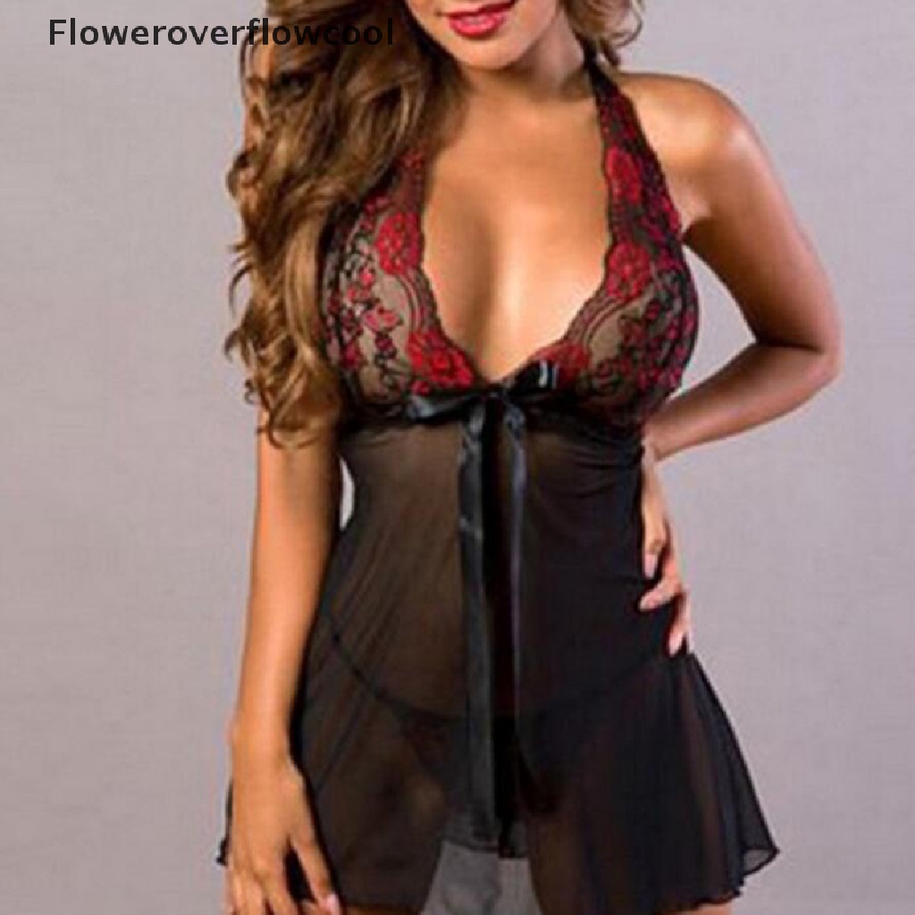 Bộ Đồ Lót Ren Lọt Khe Quyến Rũ Dành Cho Nữ Size S-3XL