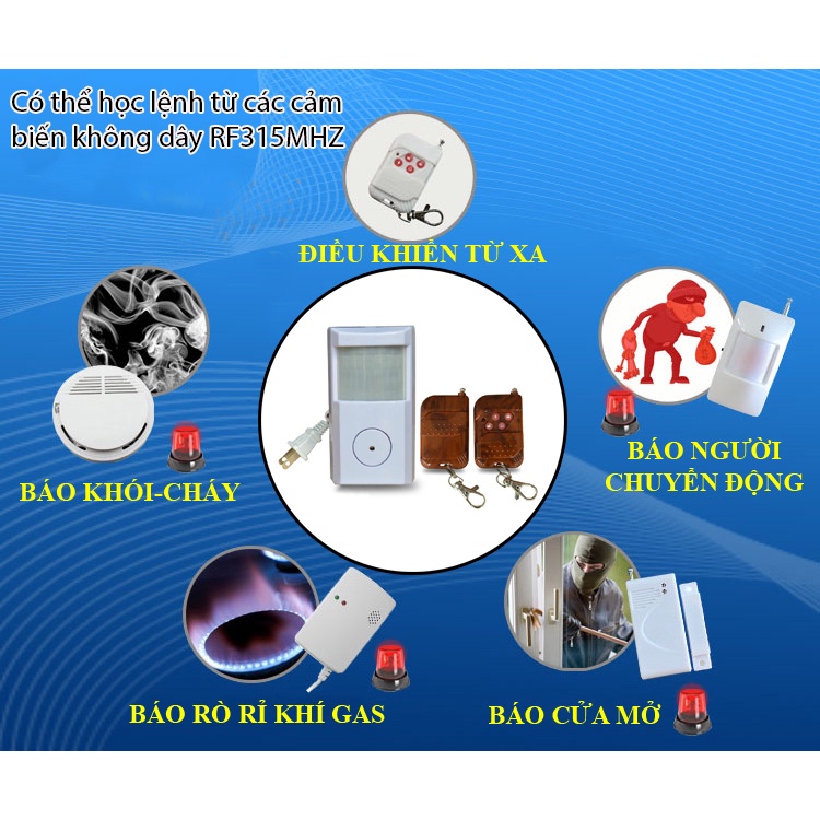 Trung tâm báo động cảm biến chuyển động hồng ngoại BS-2182SB