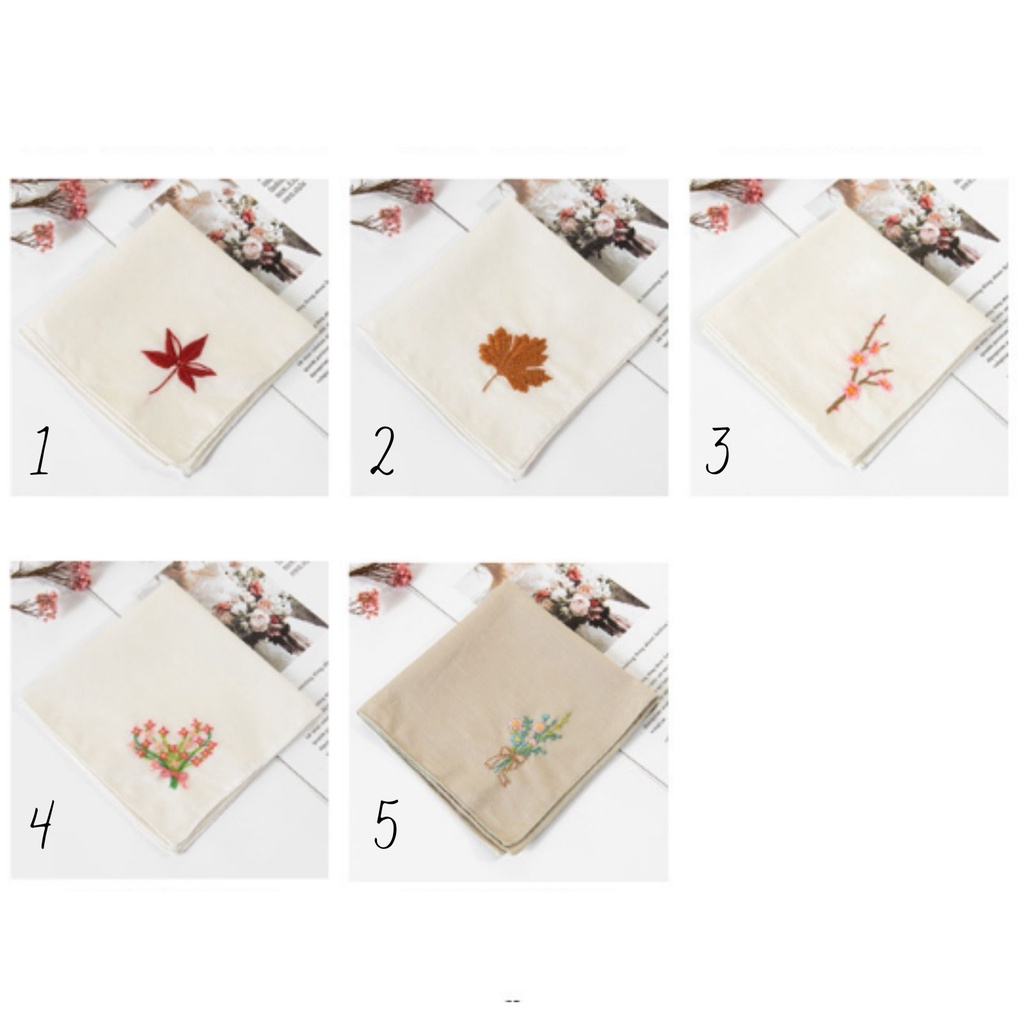 Kit Thêu Khăn Tay Cherish 30x30 - Khăn DIY