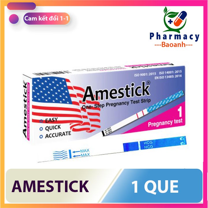 Que thử thai Amestick - Test thử thai nhanh và chính xác