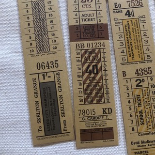 P071 - Ticket sticker - Set 3 miếng sticker dạng vé