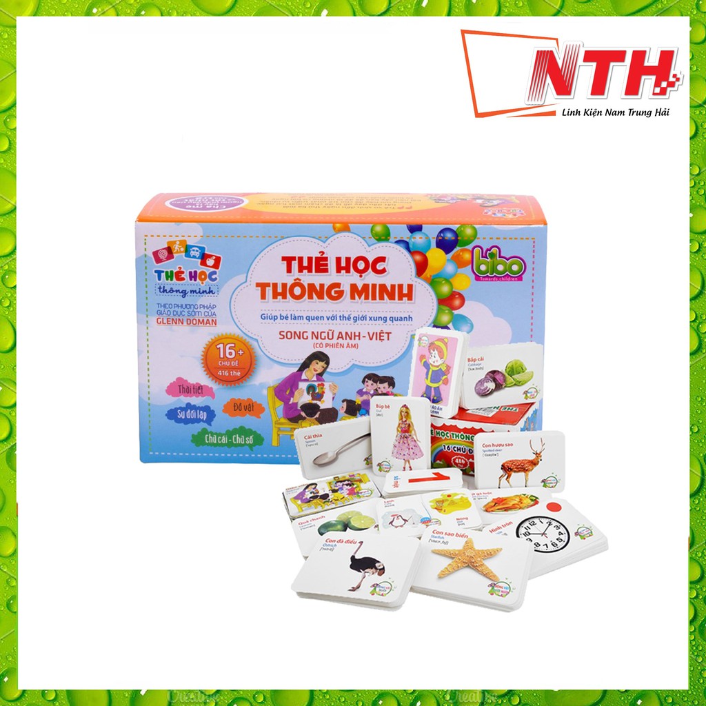 THẺ HỌC THÔNG MINH ( SONG NGỮ VIỆT--ANH)