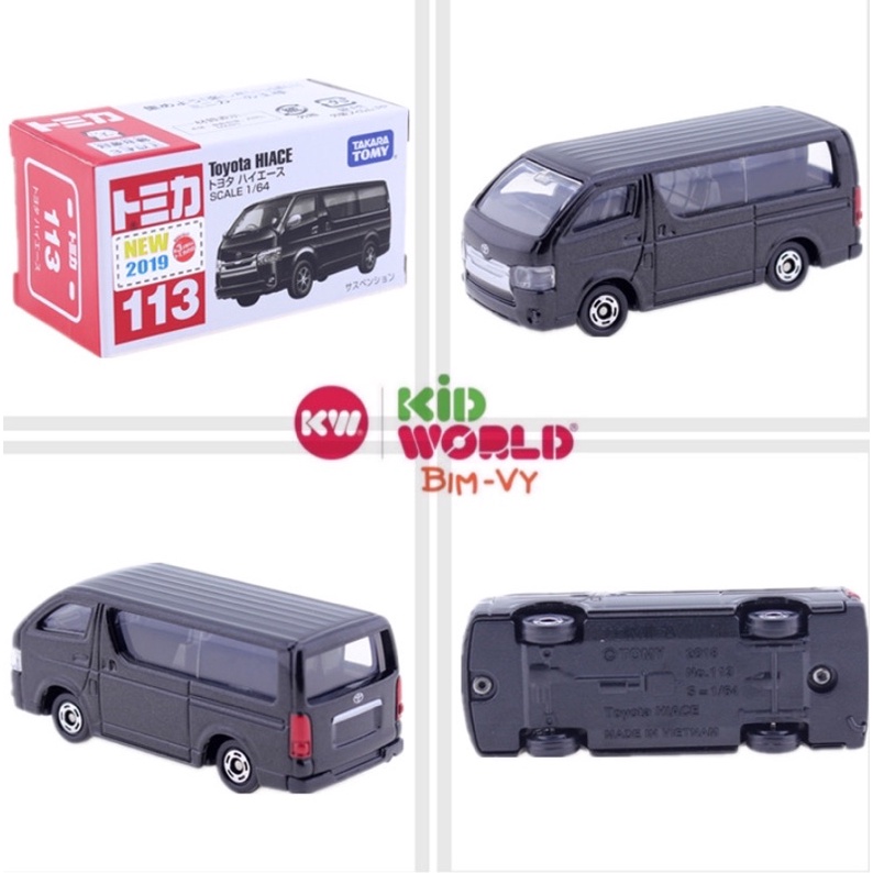 Xe mô hình Tomica Box Toyota Hiace. MS: 214. Tỷ lệ 1:64.