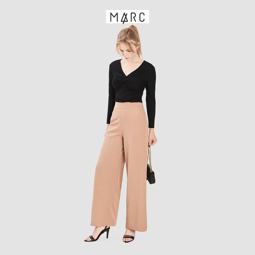 Quần nữ MARC FASHION ống suông lưng cao dây kéo sau CBMH0497
