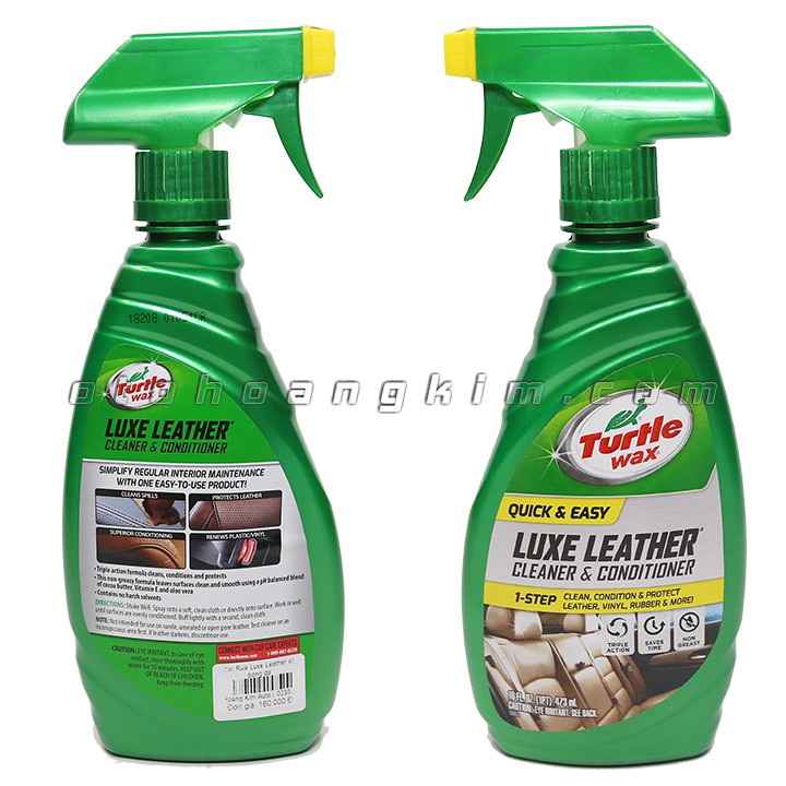 Chai dung dịch làm sạch và bảo dưỡng xe Turtle Wax Luxe Leather - 0233