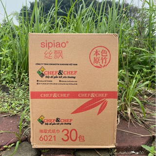 Giấy ăn gấu trúc Sipiao 30 gói